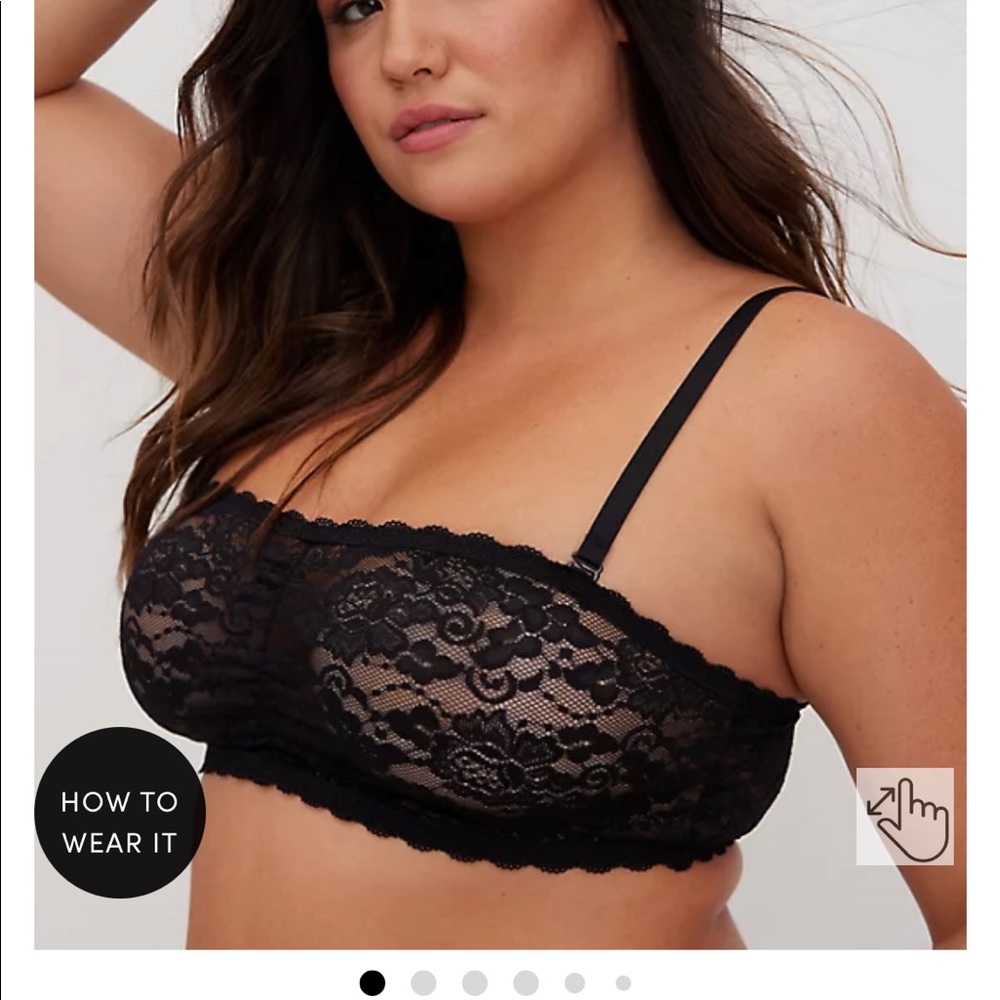 Torrid bandeau bra size 4 NWOT